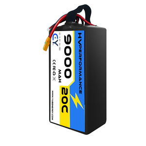 Cy FPV drone Pin 3.8V 9000mAh 20C điện áp cao RC Lipo 500 chu kỳ pin cho UAV - Product Image 3