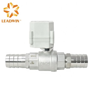 Vanne à boisseau sphérique électrique en acier inoxydable DN25 24VDC IP67 avec fil de retour pour circuit de fluide de machine de dialyse médicale - Product Image 2