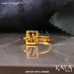 Premium Quality Unique Designer <b>Statement</b> <b>Ring</b> for Women Classic Gold Plain Style for Wedding Party or Anniversary - Product Image 2