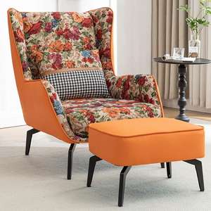 <span class=keywords><strong>Fauteuil</strong></span> d'Appoint Moderne pour Salon Ensemble de Petites Chaises de Canapé pour Chambre Appartement Salle à Manger - Promotion - Product Image 3