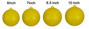 6 인치 또는 8.5 인치 또는 10 인치 스톡 PVC 플라스틱 풍선 수상 스키 보트 해양 부동 부표 공