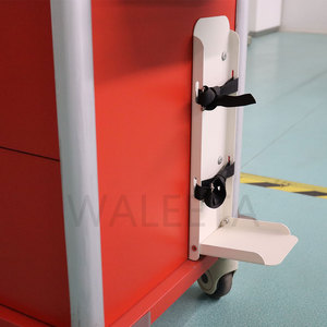 병원 ABS 플라스틱 약 카트 환자 이송 비상 주입 간호 트롤리 - Product Image 6