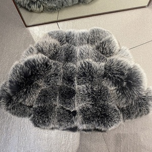 2025 Bomber invernale caldo per bambini da <span class=keywords><strong>bambina</strong></span> 2-7 anni capispalla personalizzati in vera pelle con vera pelliccia di <span class=keywords><strong>volpe</strong></span> - Product Image 2