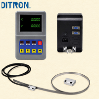 Kit de graduation numérique DS40 avec règle magnétique linéaire – Petite taille avec 2 têtes magnétiques, bande électronique de 1500 mm