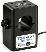 CT split-core, Jendela 24mm, AC, Input 250A, Output 333mV, Akurasi 1%