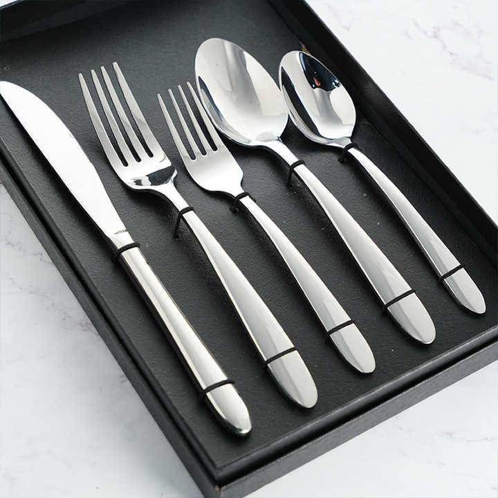 2024 Promotional Kitchen Dinner Flatware Sets 24pcs Cutlery Set