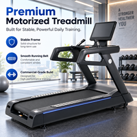 Tapis roulant K-FIT GSK7 haute performance, capacité 200 kg, vitesse 25 km/h, 20 niveaux d'inclinaison, suspension amortissante, qualité professionnelle pour salle de sport