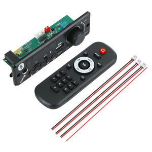 Amplifier 6W DC 5V <span class=keywords><strong>Bluetooth</strong></span>, papan dekoder 6.5mm mikrofon Radio FM TF USB pemutar musik Audio mobil speaker kontrol Volume DIY - Product Image 1