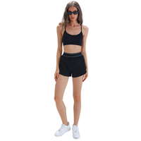 Ensemble de yoga et de course pour femmes 2026 – Personnalisable OEM, ultra doux, extensible dans les 4 sens, anti-humidité, soutien-gorge et short, idéal pour la gym