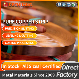 Cinta de Cobre Puro en Rollo de 1mm, 1.2mm, 1.5mm, 2mm, 2.5mm y 3mm de Espesor - Product Image 1