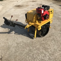 Rouleau Compresseur Vibratoire Mini de 1, 3 et 5 Tonnes, Rouleau d'Asphalte à Double Tambour, Rouleau Routier Diesel de 330 kg à 5 Tonnes (Jusqu'à 5000 kg)