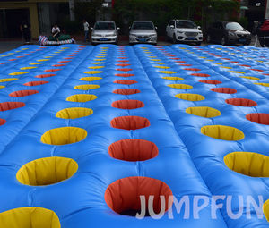 Cina sport di qualità interattiva umana 12x12m fori gonfiabili materasso percorso ad ostacoli <span class=keywords><strong>2023</strong></span> migliori <span class=keywords><strong>giochi</strong></span> sportivi di qualità per adulti - Product Image 2