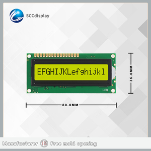 批发价格JXD1601A STN黄色正Cob液晶字符显示模块16X1图形液晶显示工业5V/3.3V - Product Image 4