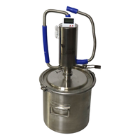 Équipement de distillation industrielle de laboratoire 12L-60L Extracteur à vapeur d'huile distillateur d'huile essentielle pure avec sas