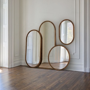 Espejo <span class=keywords><strong>de</strong></span> Pared <span class=keywords><strong>de</strong></span> <span class=keywords><strong>Madera</strong></span> Acanalada Contemporáneo SWT 2026 - Product Image 3
