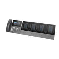 Téléphone IP Wi-Fi 6 POE Grandstream GRP2615 authentique avec écran couleur 4,3 pouces, 12 comptes SIP, 10 lignes pour bureaux professionnels