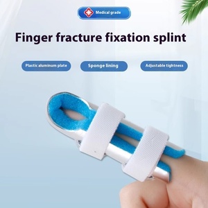 Y tế cấp điều chỉnh ngón tay hỗ trợ nẹp nhôm tấm nhựa với đàn hồi thoáng khí miếng bọt biển lót phẫu thuật bảo vệ - Product Image 5