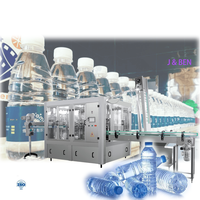Ligne de production automatique d'eau pure en bouteille complète, machines de remplissage d'eau