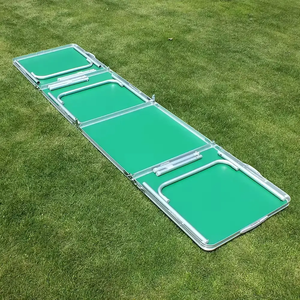 Wholesale Metal Folding up Beer <b>Table</b> Custom Outdoor 8 Feet for <b>Camping</b> - Product Image 3