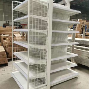 Low MOQ Pegboard Modern Display Shop Retail Store Shelves Design Gondola <strong>Mesh</strong> Supermarket Heavy Duty <strong>Shelving</strong> for Sale - Product Image 5