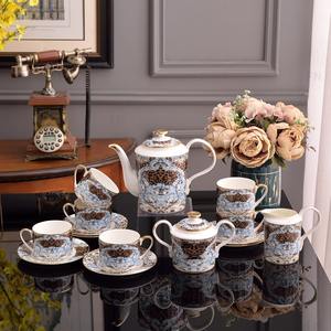 New Design Western Luxury Kitchen Accessories Bone China Coffee Tea Sets - Product Image 2