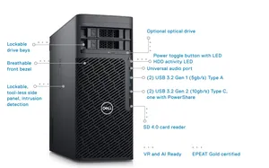 Estación de Trabajo de Escritorio T5860 para Diseñadores Gráficos, Disco Duro de 1TB, 8GB de Memoria, Usada pero en Stock, Alta Calidad - Product Image 3