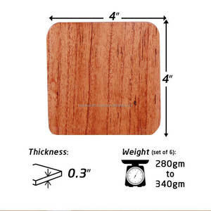 Sous-verre de service en bois naturel antique avec support Sous-verre classique Vente à chaud Sous-verre en gros pour hôtel et restaurant à domicile - Product Image 4