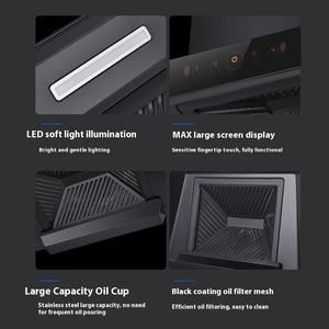 Campana extractora eléctrica de estilo chino en forma de T de 70cm para el hogar, pequeño apartamento de <span class=keywords><strong>alquiler</strong></span>, succión lateral, potente eliminación de humo - Product Image 4