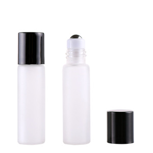 LanJing - Botella de Vidrio Cuadrada Vacía <span class=keywords><strong>para</strong></span> Aceites Esenciales, 3 ml, 5 ml, Transparente, con Gotero y Serigrafía - Product Image 4