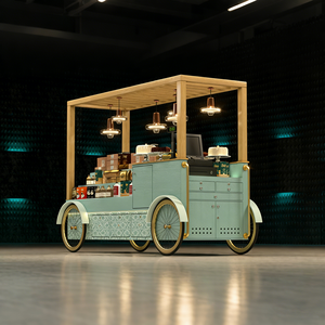 Boulangerie Composite magasin de détail longue bande droite style stratifié ligne droite type présentoir - Product Image 3