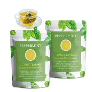 Private label Heather's Tummy Teas Organic Peppermint Tea DIGESTIVE SUPPORT