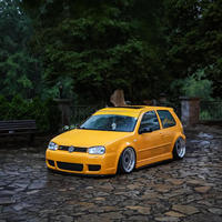 Jantes forgées en alliage d'aluminium chromé argenté à 2 pièces, multi-rayons, qualité stable, avec design face argenté brillant pour Volkswagen Golf