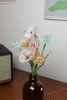 Fleurs artificielles en perles artistiques, fleurs artificielles pour la fête des mères, fleurs artificielles pour la décoration de café et de maison