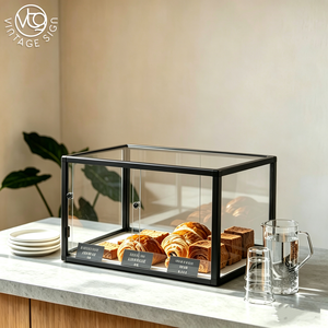 Vitrine à dessert en acrylique à deux niveaux empilable pour confiserie, chocolaterie, boulangerie, vitrine de magasin - Product Image 3