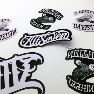 Tùy Chỉnh Thiết Kế Công Ty Thương Hiệu Logo Hình Dạng Không Thường Xuyên Thư Sticker-Bền Thân Thiện Với Môi Vinyl Không Thấm Nước Dính Sticker - Product Image 5