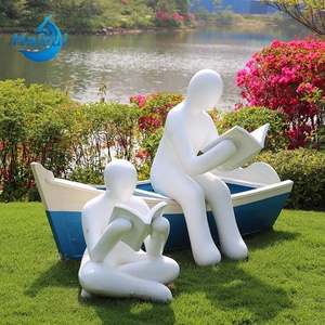 Esculturas <span class=keywords><strong>de</strong></span> Personajes para Jardín, Plaza, Escuela, Centro Comercial, <span class=keywords><strong>Biblioteca</strong></span>, Decoración <span class=keywords><strong>de</strong></span> Arte Público, Figuras Decorativas - Product Image 1