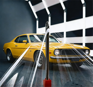 Protector de Pantalla de Vidrio TPU Superhidrófobo de Lujo, Superventas en EE. UU., Antiarañazos, Ultra Brillante, Transparente, Autoregenerable, con Cambio de Color y Protección UV - Product Image 1