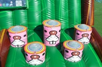 Jeu Gonflable Zap-A-Mole IPS pour Parc d'Attractions, en PVC, Portable, Extérieur, pour Adultes et Enfants