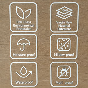 Panneau mural en lin fin gris clair - Revêtement mural décoratif pour l'intérieur de la maison, tissu fin pour l'intérieur et l'aménagement de boutiques - Product Image 5