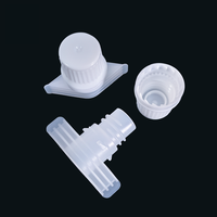 Bouchon à vis en plastique PE de 9,6 mm avec bec verseur, anti-fuite et inviolable, pour sachets de sauce tomate, salades et contenants de nourriture liquide