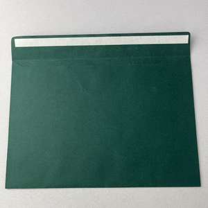 Enveloppe personnalisée en papier recyclé avec timbre à chaud élégant en or avec impression en relief du logo pour l'emballage et l'expédition d'origine - Product Image 3