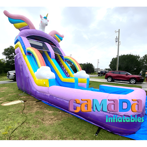 Château gonflable commercial pour enfants Combo Water Slide Bouncer & Bouncy House pour un plaisir de saut passionnant - Product Image 6