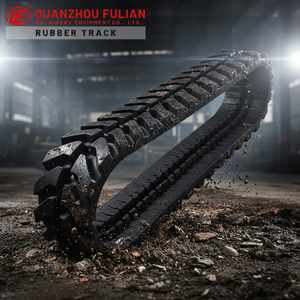 Cadena de goma de 250 mm de ancho x 52,5 mm de paso x 73 eslabones para excavadora Hitachi <span class=keywords><strong>EX18</strong></span> EX20 EX22 Zaxis 25, reemplazo de correa de oruga - Product Image 2