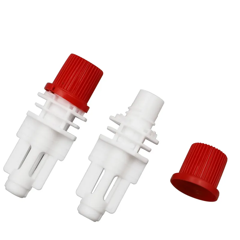 HDPE raw material plastic spout and screw cap for juice bag