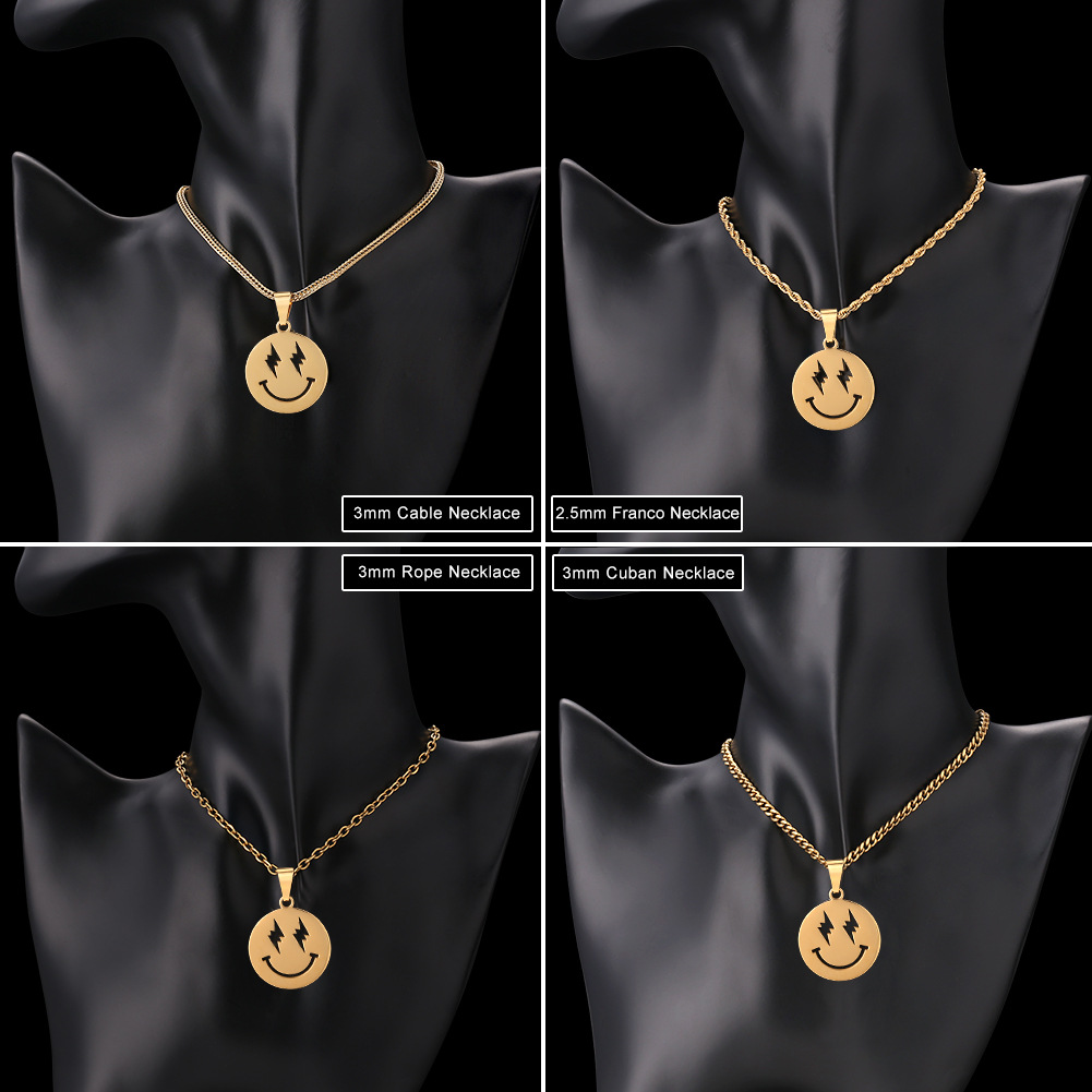 Gold Lightning Smiley