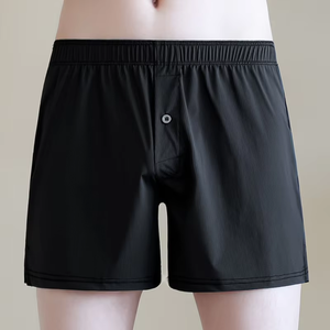 SQINUSQN/Lion Chino 7A, pantalones <span class=keywords><strong>Aro</strong></span> de seda helada de verano para hombre, ropa interior fresca transpirable para el hogar, pantalones de salón de tela de punto antibacteriano - Product Image 2
