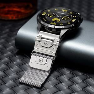 Bracelets de montre universels en acier inoxydable de 22 mm pour Huawei Watch GT6pro 46 mm, bracelet magnétique milanais pour Galaxy Watch 7/6/5/4 - Product Image 4
