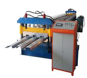 Factory Outlet Hochgeschwindigkeits-Metalls tahl Cold Panel Boden <span class=keywords><strong>deck</strong></span> Herstellung Rollform maschine - Product Image 1