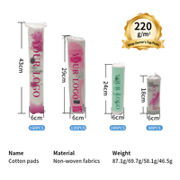 100 pièces de disques de coton pour le démaquillage, tampons applicateurs sans peluches, doux et absorbants, pour le visage et le retrait du vernis à ongles
