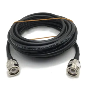 TNC Để TNC Nam TNC-J Mở Rộng Cable Nối Coaxial Cord 50-3 10M Cho GPS GNSS Antenna Đài Phát Thanh Trimble RTK